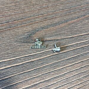 Two Cheer Charms - Sterling Silver